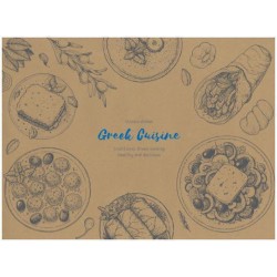 Next σουπλά εστιατορίου κραφτ "Greek Cuisine" 250τεμ. 42x30εκ. 70γρ. Next σουπλά εστιατορίου κραφτ "Greek Cuisine" 250τεμ. 42x30εκ. 70γρ.
